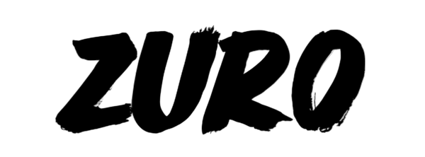 Black 'ZURO' logo on a white background
